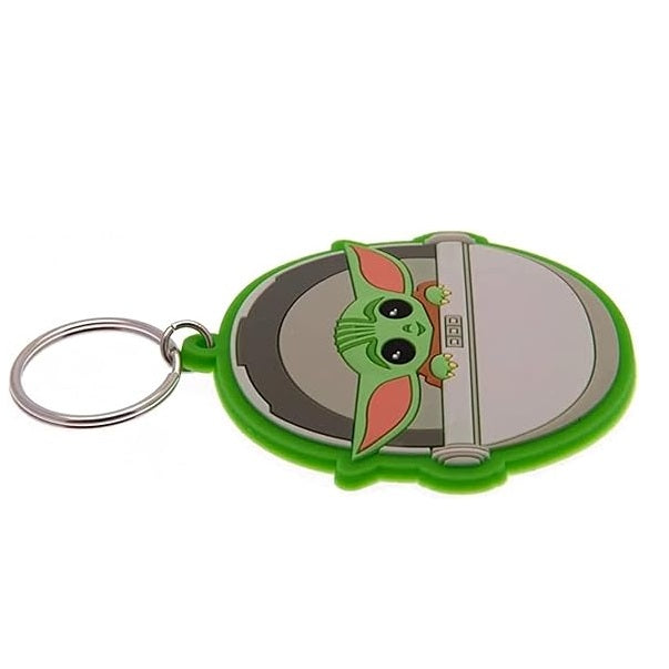 Pyramid Portachiavi Star Wars: The Mandalorian (The Child) - Keychain In Gomma
