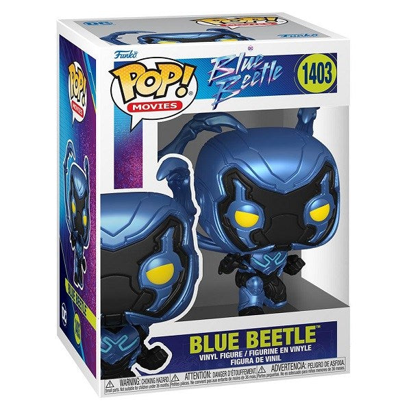 Funko Pop ! Movies - Blue Beetle - (1403) Blue Beetle Vinyl Figure 9Cm