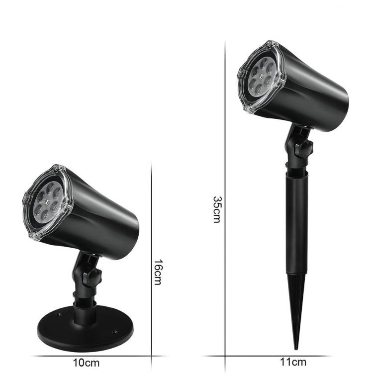 Proiettore Laser Natale Per Esterno Giardino Led Neve Albero Natale Stella Luci