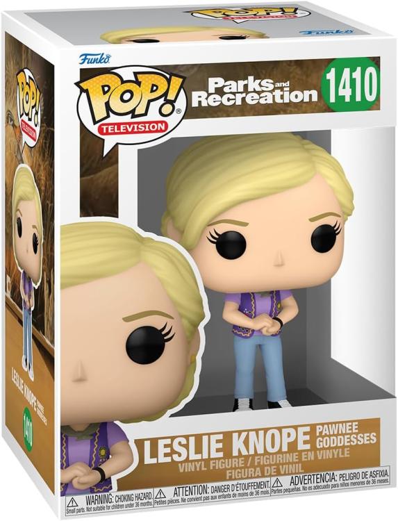 Funko Pop ! Television Parks And Recreation (1410) Leslie Knope Vinyl Figure 9Cm