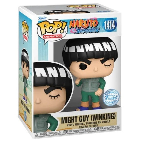Funko Pop! Animation Naruto Shippuden (1414) Might Guy (Winking) Special Edition