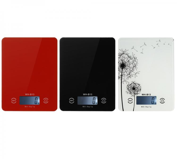 BILANCIA ELETTRONICA DA CUCINA DIGITALE PRECISIONE 1GR 5KG ALIMENTI PIANO VETRO