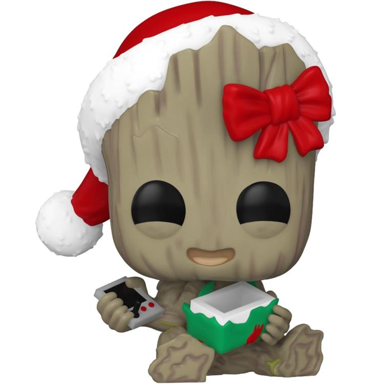 Funko Pop ! Marvel - (1440) - Groot - Collect Them All! - Christmas - Holiday