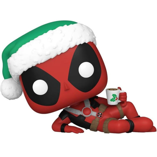 Funko Pop ! Marvel (1442) Deadpool - Vinyl Figure 9Cm Christmas Holiday Natale
