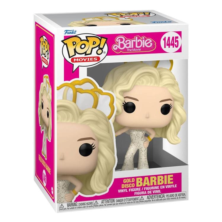 Funko Pop ! Movies Barbie - (1445) Gold Disco Barbie (Dance Party) Vinyl Figure