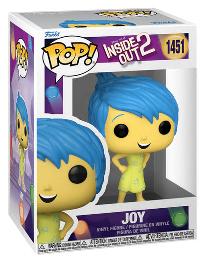 Funko Pop ! Disney Inside Out 2 (1451) Joy Figure Gioia 9Cm Statua Da Collezione