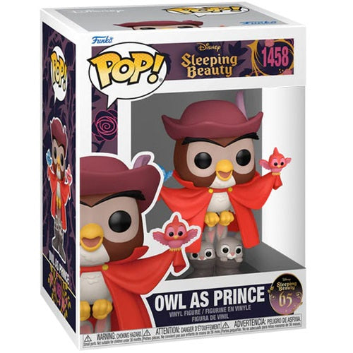 Funko Pop ! La Bella Addormentata 65Th (1458) Owl As Prince Figure 9Cm Principe