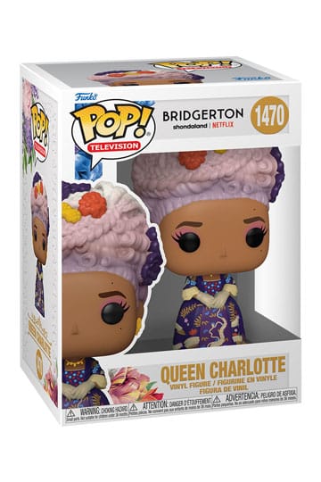 Funko Pop ! Television Bridgerton - (1470) Queen Charlotte Figure Regina 9Cm