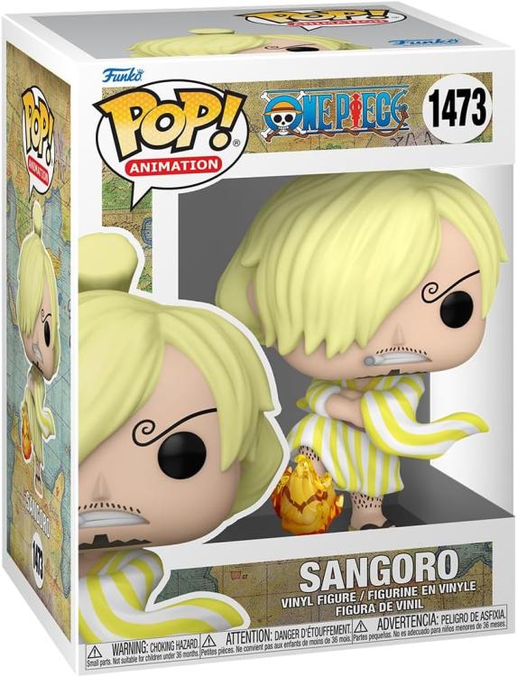 Funko Pop ! Animation - One Piece (1473) Sangoro (Wano) Sanji Figure 9Cm Anime