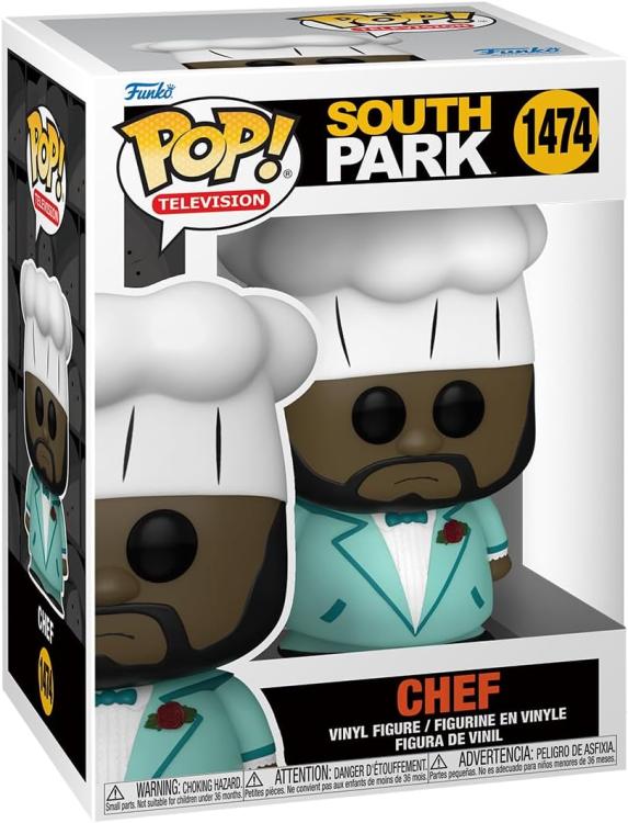 Funko Pop ! Television South Park (1474) Chef In Suit Vinyl Figure 9Cm
