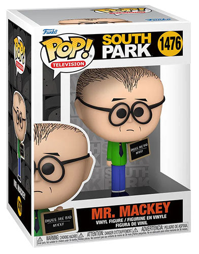 Funko Pop ! Television South Park - (1476) Mr.Mackey W/Sign Vinyl Figure 9Cm