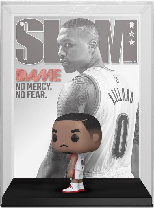 Funko Pop ! Nba Portland Cover Slam (14) Damian Lillard Vinyl Figure 9Cm Basket