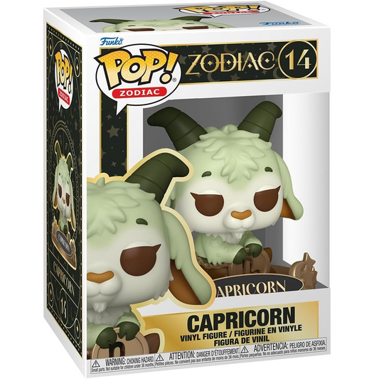Funko Pop ! Zodiac (14) Capricon- Vinyl Figure Statuetta Capricorno Collezione Vinile (Dic)