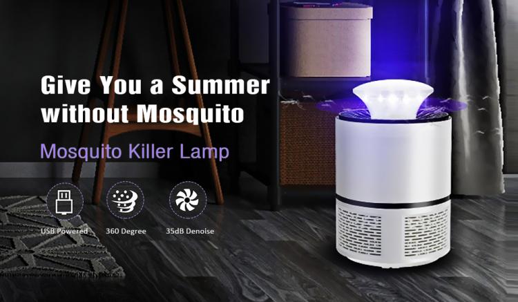 Trappola Per Zanzare Zanzariera Elettrica Lampada Led Insetticida Sterminatore