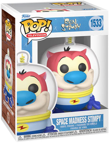 Funko Pop ! Television Ren And Stimpy (1533) Space Madness Stimpy Vinyl Figure