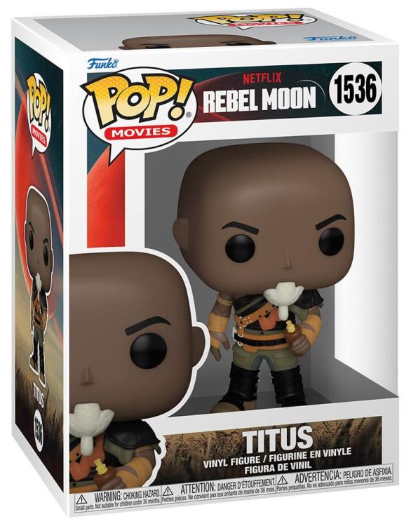 Funko Pop ! Movies Rebel Moon - (1536) Titus Vinyl Figure 9Cm Film Netflix