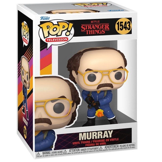 Funko Pop! Television Netflix - Stranger Things - (1543) Murray Vinyl Figure 9Cm