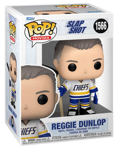 Funko Pop ! Movies Slap Shot Colpo Secco (1566) Reggie Dunlop Vinyl Figure 9Cm