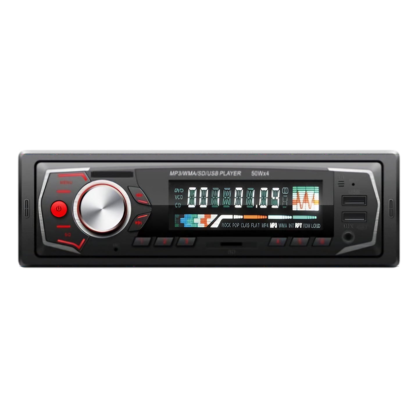 Stereo Auto Bluetooth Autoradio 1Din Vivavoce Doppio 2 Usb Radio Fm Aux Sd 6295