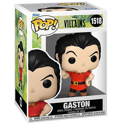 Funko Pop! Disney Villains (1518) Gaston - Vinyl Figure 9Cm La Bella E La Bestia