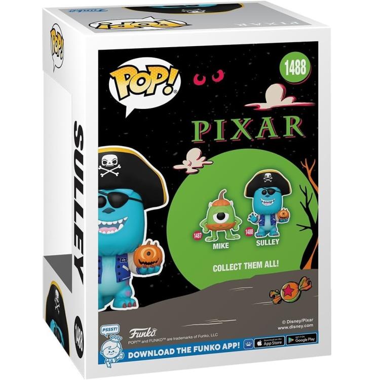 Funko Pop ! Disney Pixar Monster & Co Halloween (1488) Sulley Vinyl Figure 9Cm