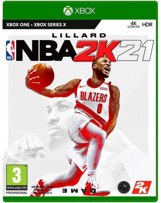Nba 2K21 Standard Edition Xbox One Videogioco Italiano Copertina Eu Nuovo