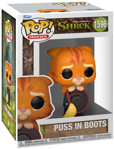 Funko Pop ! Movies Shrek 30Th -(1596) Il Gatto Con Gli Stivali Puss In Boots 9Cm