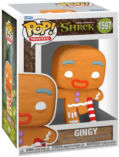 Funko Pop ! Movies Shrek 30Th (1597) Gingy Vinyl Figure 9Cm Film Movie