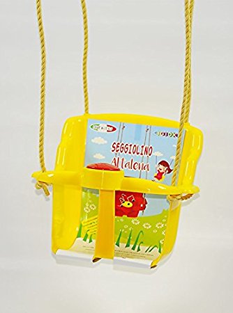 Seggiolino Altalena Bambini Bimbi Clacson Protezione Anticaduta Esterno Giardino