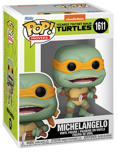 Funko Pop ! Movies Tartarughe Ninja (1611) Michelangelo Sausage Nunchucks Tmnt