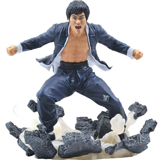 DIAMOND SELECT GALLERY TOYS STATUA BRUCE LEE "EARTH" TERRA FIGURE 23cm DIORAMA