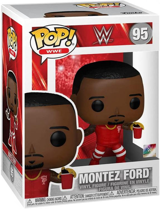 Funko Pop Wwe - Montez Ford (95) Statuetta Wrestling Da Collezione Vinyl Figure