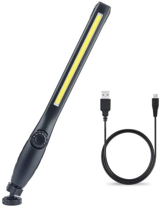 Lampada Led Torcia Lavoro Calamita Portatile Ricaricabile Regolabile Da Officina