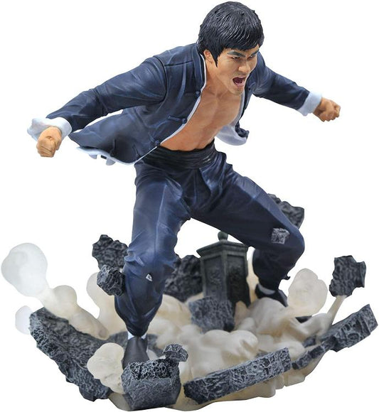 DIAMOND SELECT GALLERY TOYS STATUA BRUCE LEE "EARTH" TERRA FIGURE 23cm DIORAMA