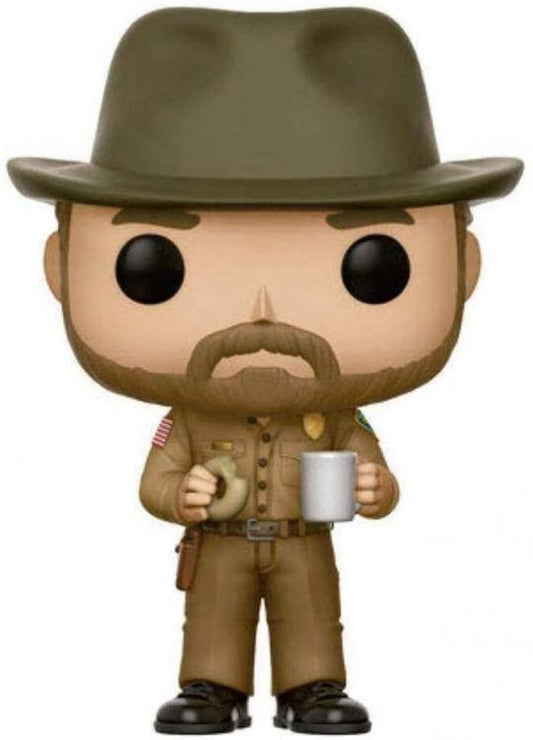 Funko Pop ! Television Stranger Things - Hopper (512) Vinyl Figure 9Cm Hooper