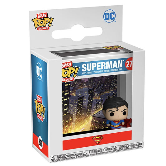 Funko Bitty Pop! Dc Deluxe Superman (278) - Vinyl Figure Statuetta Collezione