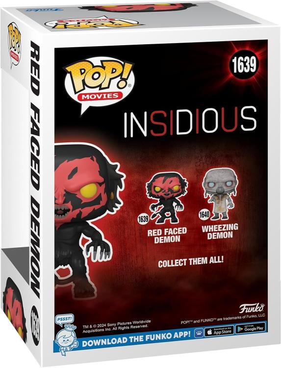 Funko Pop ! Movies Insidious (1639) Red Face Demon Vinyl Figure 9Cm Collezione