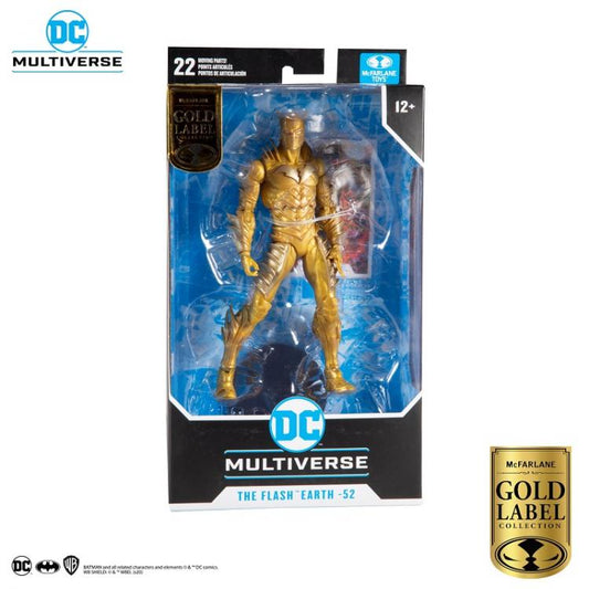 DC MULTIVERSE THE FLASH HEART -52 DARK - GOLD LABEL STATUA FIGURE McFARLANE 18cm