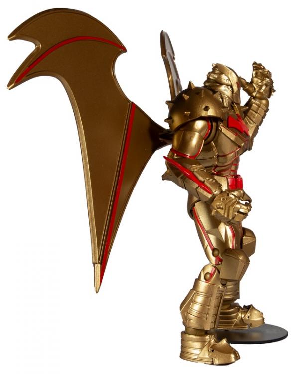 DC MULTIVERSE BATMAN HELLBAT SUIT GOLD EDIT. McFARLANE STATUA ACTION FIGURE 18cm