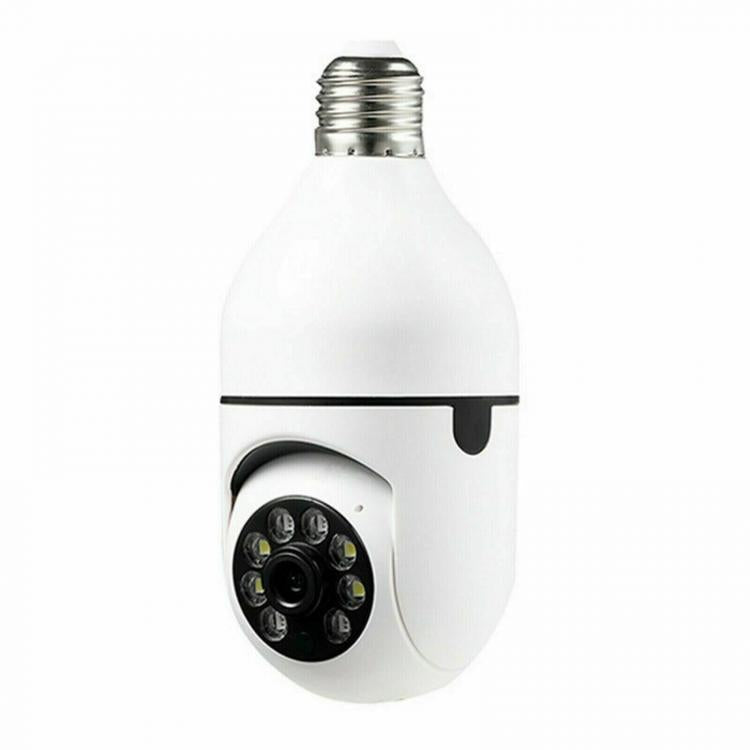 Telecamera E27 Ip Lampadina Nascosta Da Interno 360 Gradi Wireless Wifi Ptz Spia