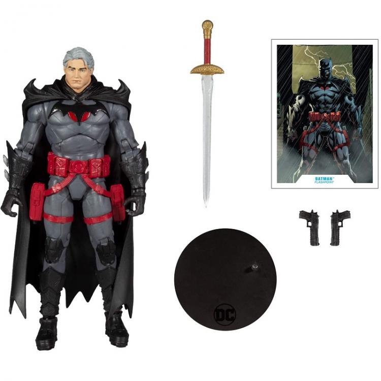 DC MULTIVERSE BATMAN UNMASKED FLASHPOINT T. WAYNE McFARLANE STATUA FIGURE 18cm