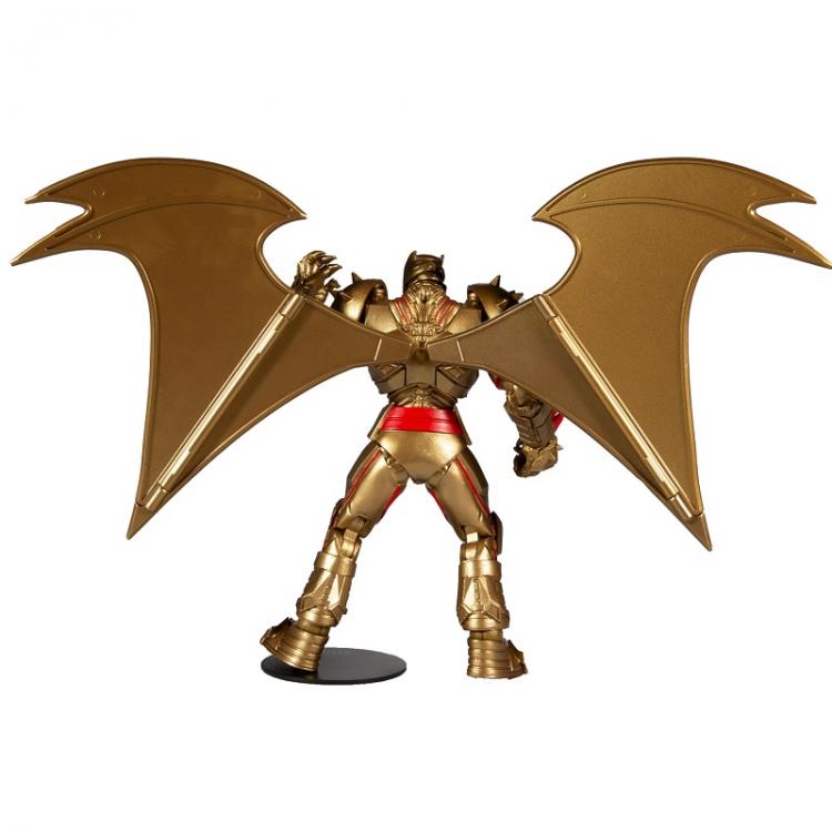 DC MULTIVERSE BATMAN HELLBAT SUIT GOLD EDIT. McFARLANE STATUA ACTION FIGURE 18cm