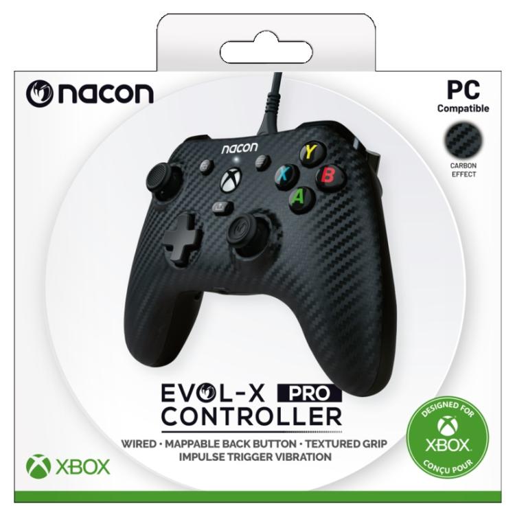 Nacon Olp Evol-X Carbon Controller Xbox Serie X|S One Pc Pad Gaming Joystick