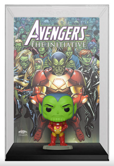 Funko Pop ! Comic Cover Avengers (16) Skrull As Iron Man Limited Edition Figure