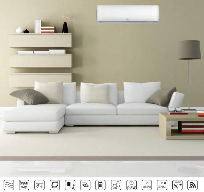 Diloc Condizionatore Inverter 9000Btu Class A++ R32 Climatizzatore Wifi Sky Plus