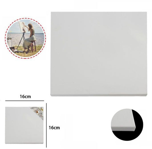 Tela Pittura Tele Per Dipingere Telaio In Legno Telati Cotone Grana Fine 16X16Cm