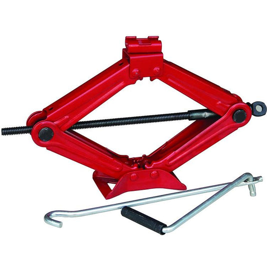 Topdrive Cric A Pantografo Sollevatore Manuale Auto Camion Crick Sollevamento 2T