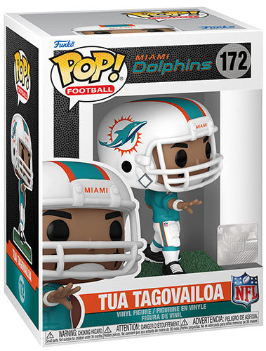 Funko Pop ! Football Nfl - Dolphins (172) Tua Tagovailoa - Player Football Vinyl