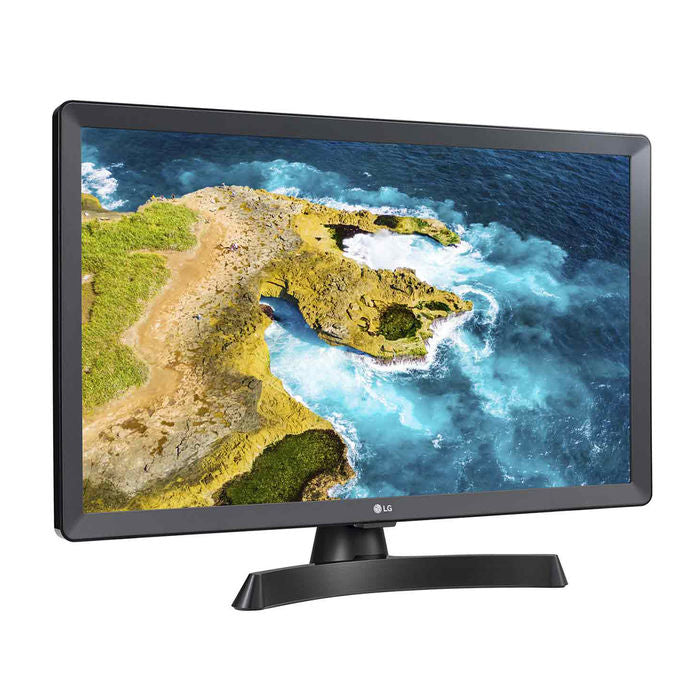 Lg Smart Tv 24" Led Hd Ready Fhd Monitor Tv Nero Dvb-T2 Usb Wifi (23.6") 59,9 Cm