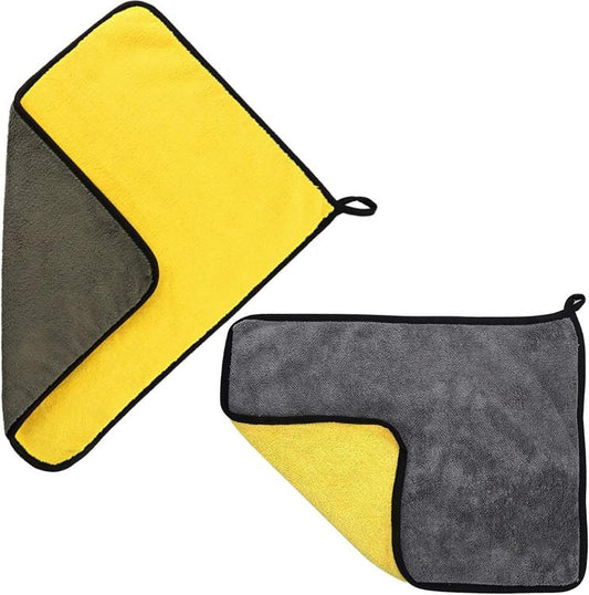 Panno Microfibra Assorbente Lavaggio Int/Esterno Vetri Auto Anti Aloni Graffio